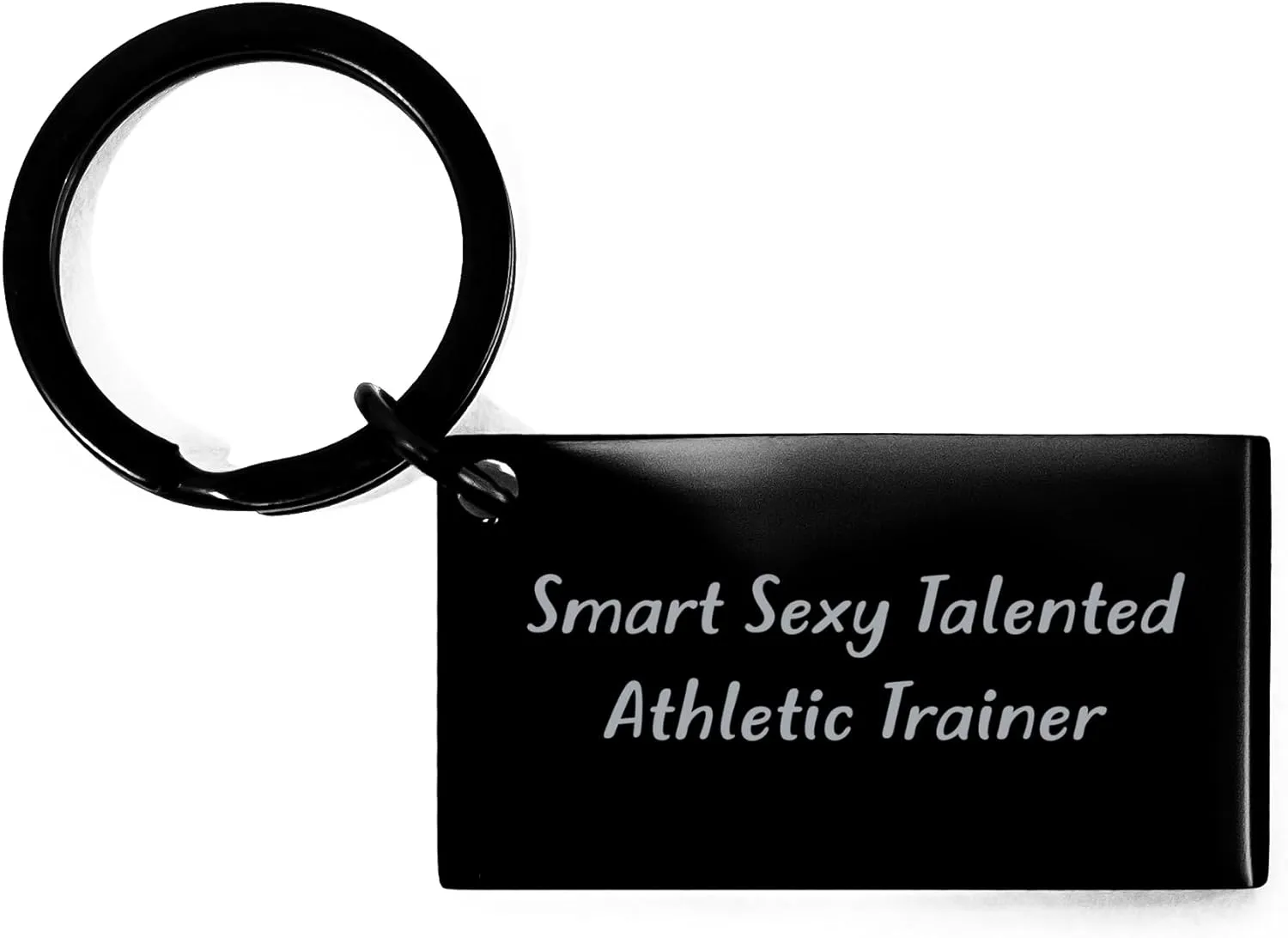 Smart Sexy Talented Athletic Trainer Gift for Birthday from Friends, Funny Keychain