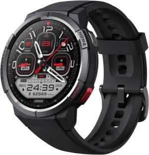 Smart Watch GS, 1.43'' Amoled HD Touch Screen 5ATM Waterproof Smartwatch Fitness Tracker for Android iOS Phones with Heart Rate SpO2 Sleep Monitor, 70 Sports Modes Fitness Watch for Women Men