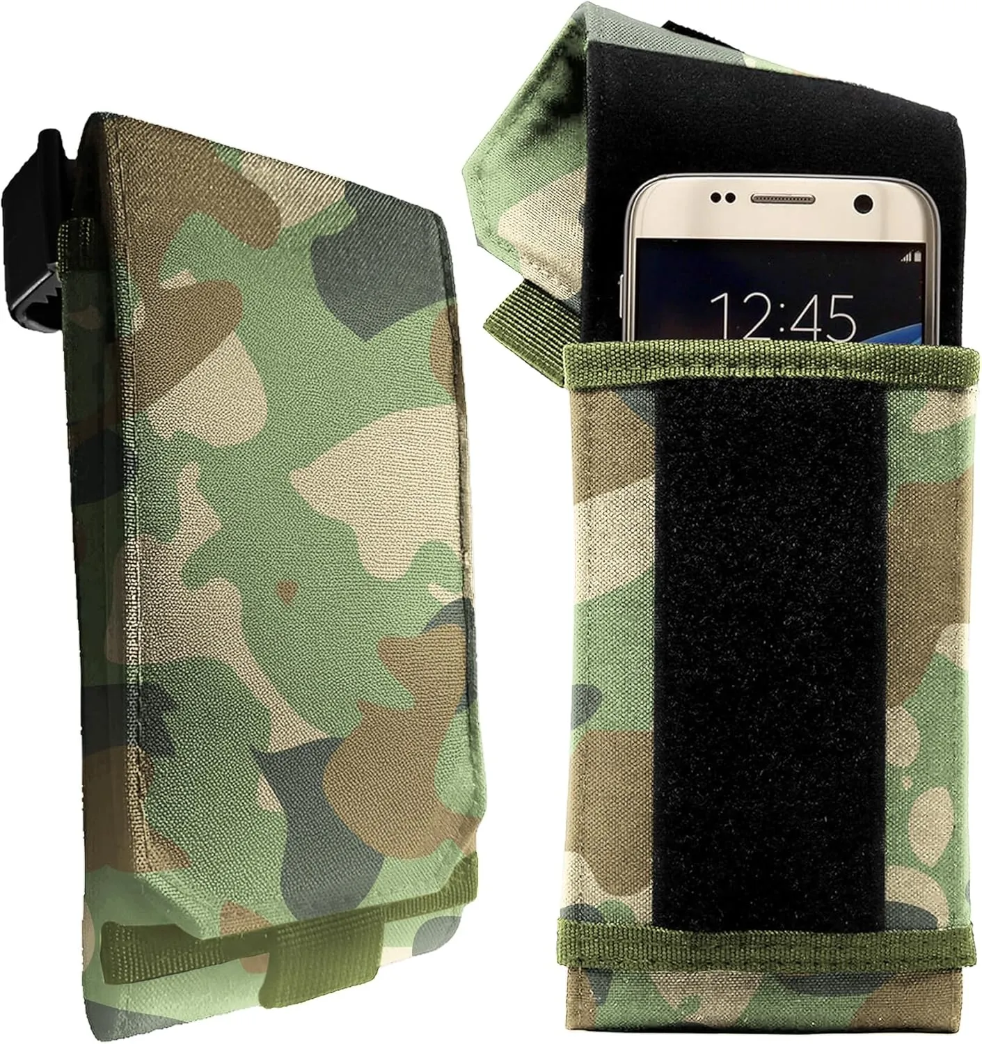 Smartphone Strap Pack - Backpack Shoulder Strap Pocket (Multicam) - Backpack Attachment for Hunters, Hikers and Travelers