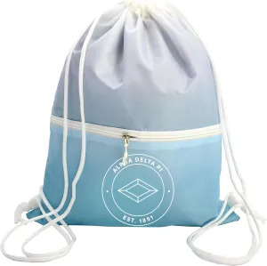 Sorority Shop Alpha Delta Pi Drawstring Backpack, Ombre Color Design