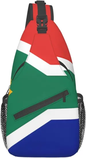South Africa Flag Pattern Outdoor Hiking Backpack > Suitable For Men And Women Riding Strong And Sturdy High Storage Capacity Daily Travel