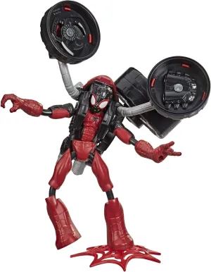 Spider-Man Marvel Bend and Flex, Flex Rider Action Figure Toy, 6-inch Flexible Figure and 2-in-1 Motorcycle for Kids Ages 4 and Up