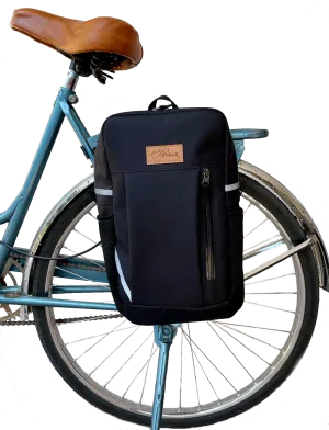 SPORT - Black Backpack Pannier Water Resistant