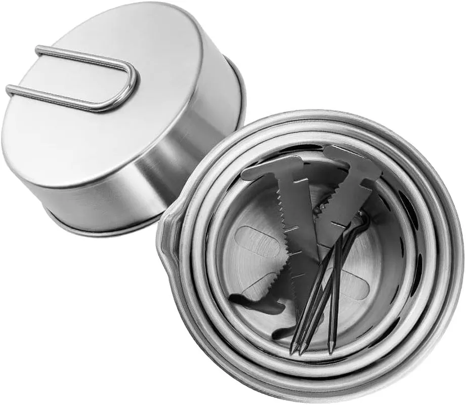 Stainless Steel Cooking Set Lightweight