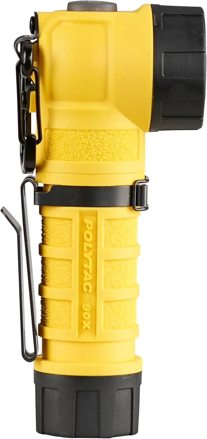 Streamlight 88831 PolyTac 90 LED Right Angle Polymer Flashlight, Yellow - 170 Lumens