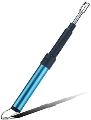 Summoner Telescopic Candle Arc Lighter Electric Rechargeable USB Plasma Lighter Perfect Fire Starter Lighter for BBQs Home Kitchen Outdoor Camping Hiking Cooking Fireworks