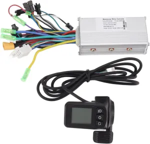 SUNGOOYUE 36V 48V 500W 28A 128DX Waterproof Thumb Throttle Panel 3 Mode Brushless Controller Kit Electric Conversion Kit for Electric Scooter