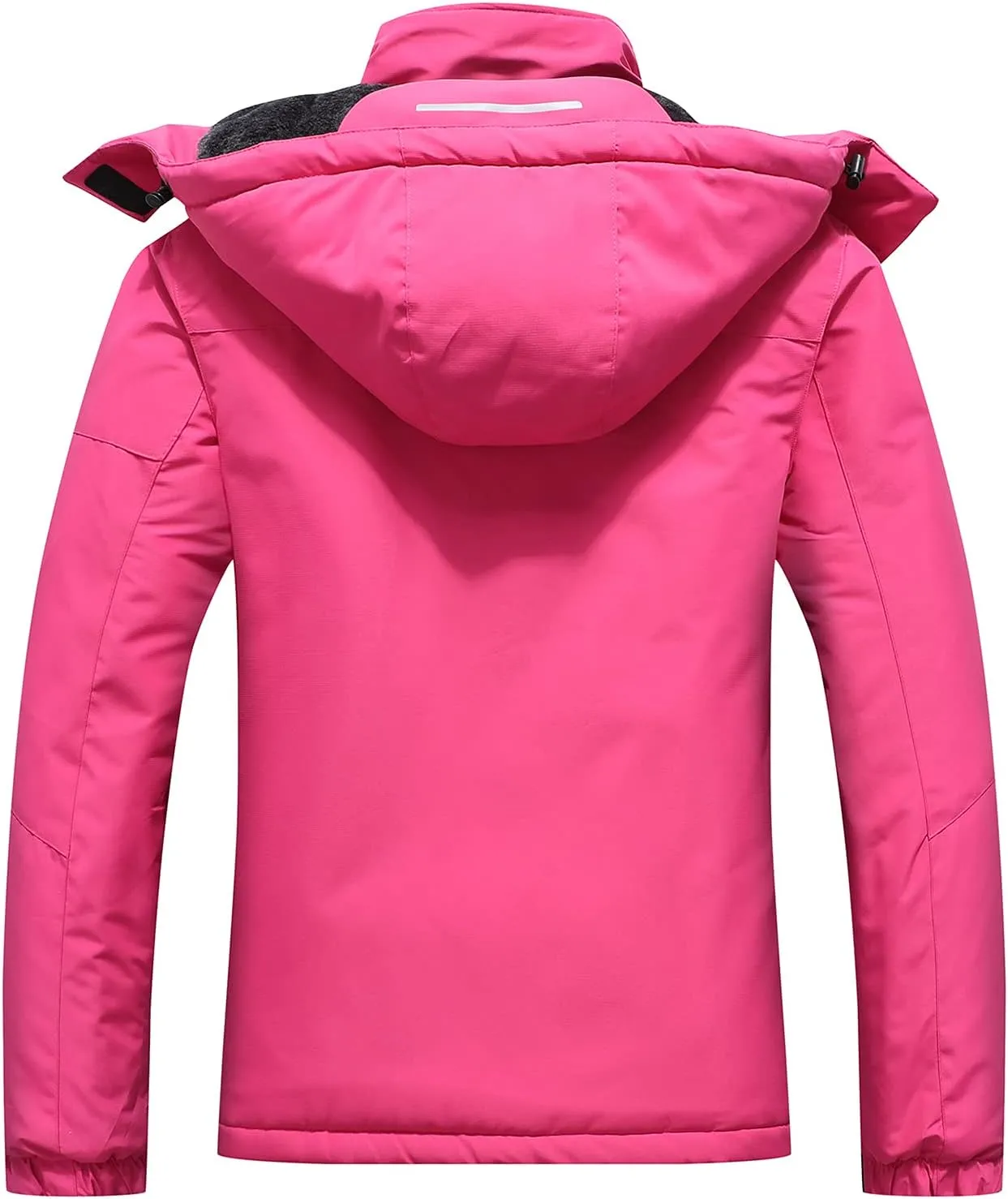 SUOKENI Women's Waterproof Warm Winter Snow Coat Hooded Raincoat Ski Snowboarding Jacket