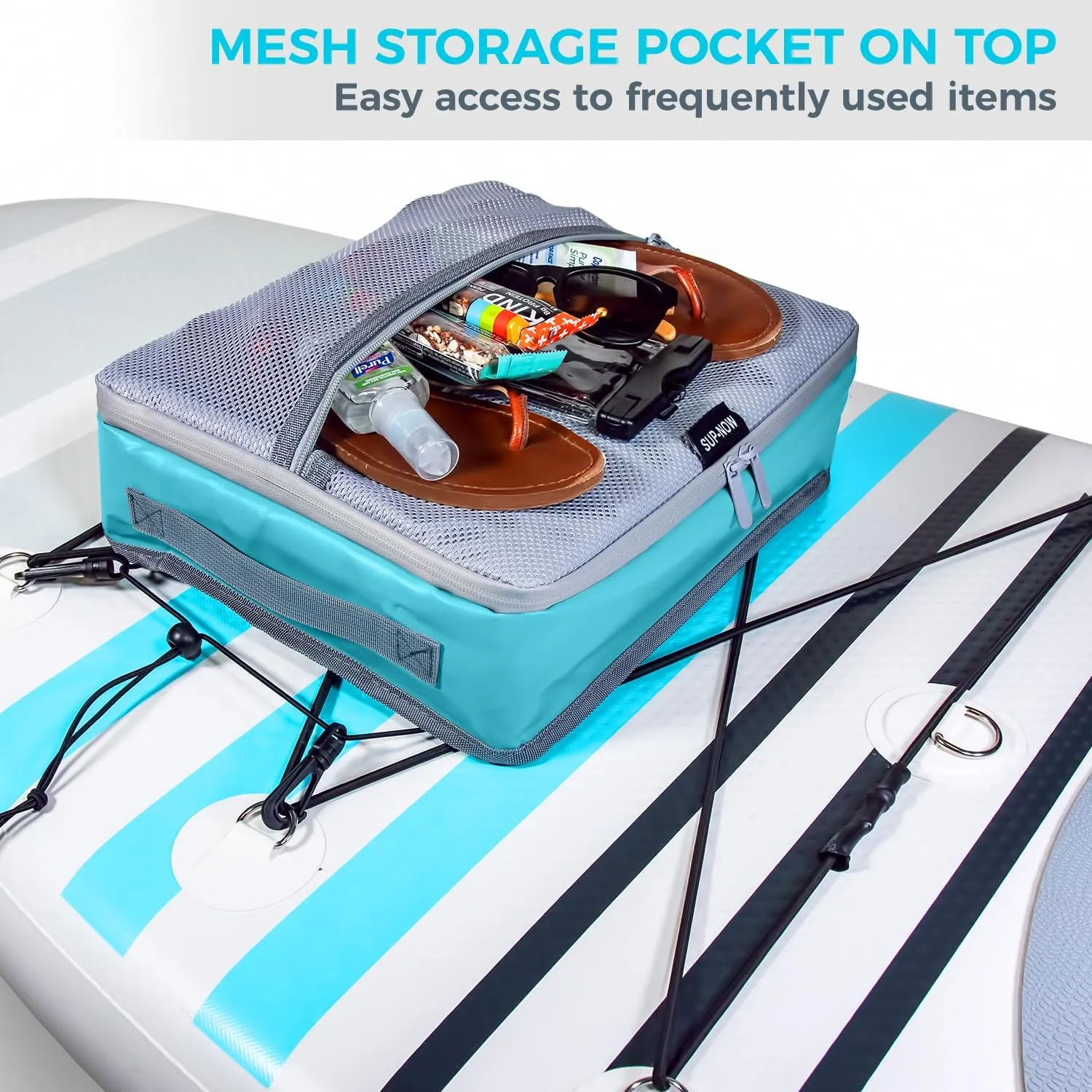 SUP-Now Paddle Board Accessories Cooler with Waterproof Phone Case – Essential SUP Accessories for Paddleboarding