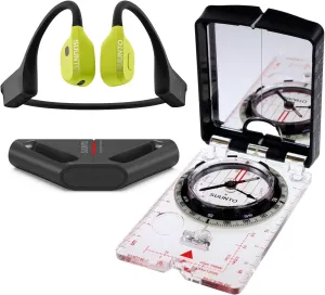 SUUNTO MC-2 USGS UTM NH Compass, SUUNTO Wing Bone Conduction Headphone Lime