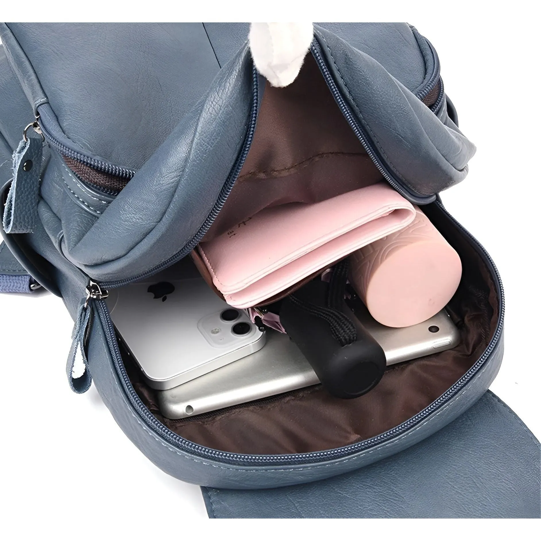 Taavita Fashion Bag - Vintage Leather Book Bag with RFID Blocking for Women