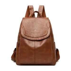 Taavita Fashion Bag - Vintage Leather Book Bag with RFID Blocking for Women
