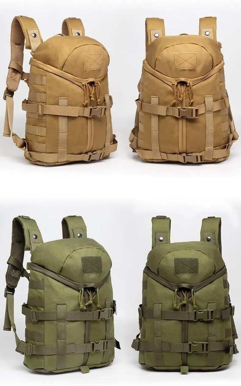 Tactical Backpack Military Molle Hiking 20L Travel Outdoor Army Camouflage Trekking Bag Mountaineering Army Green