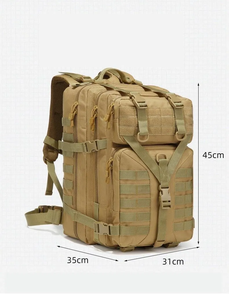Tactical Backpack Military Molle Hiking Sports camping picnic mountaineering red