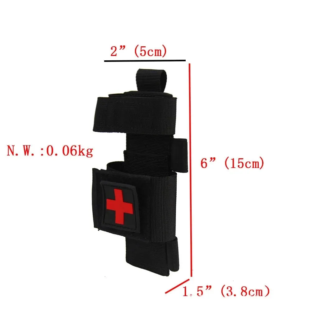 Tactical First Aid Kit Molle Pouch - Tourniquet Shear Holder