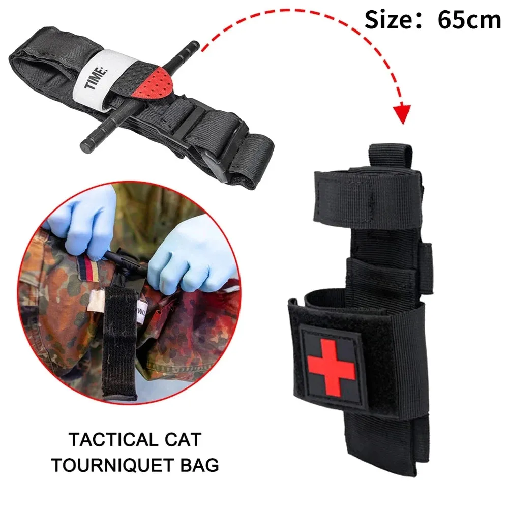 Tactical First Aid Kit Molle Pouch - Tourniquet Shear Holder