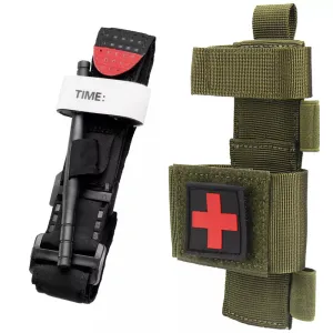 Tactical First Aid Kit Molle Pouch - Tourniquet Shear Holder