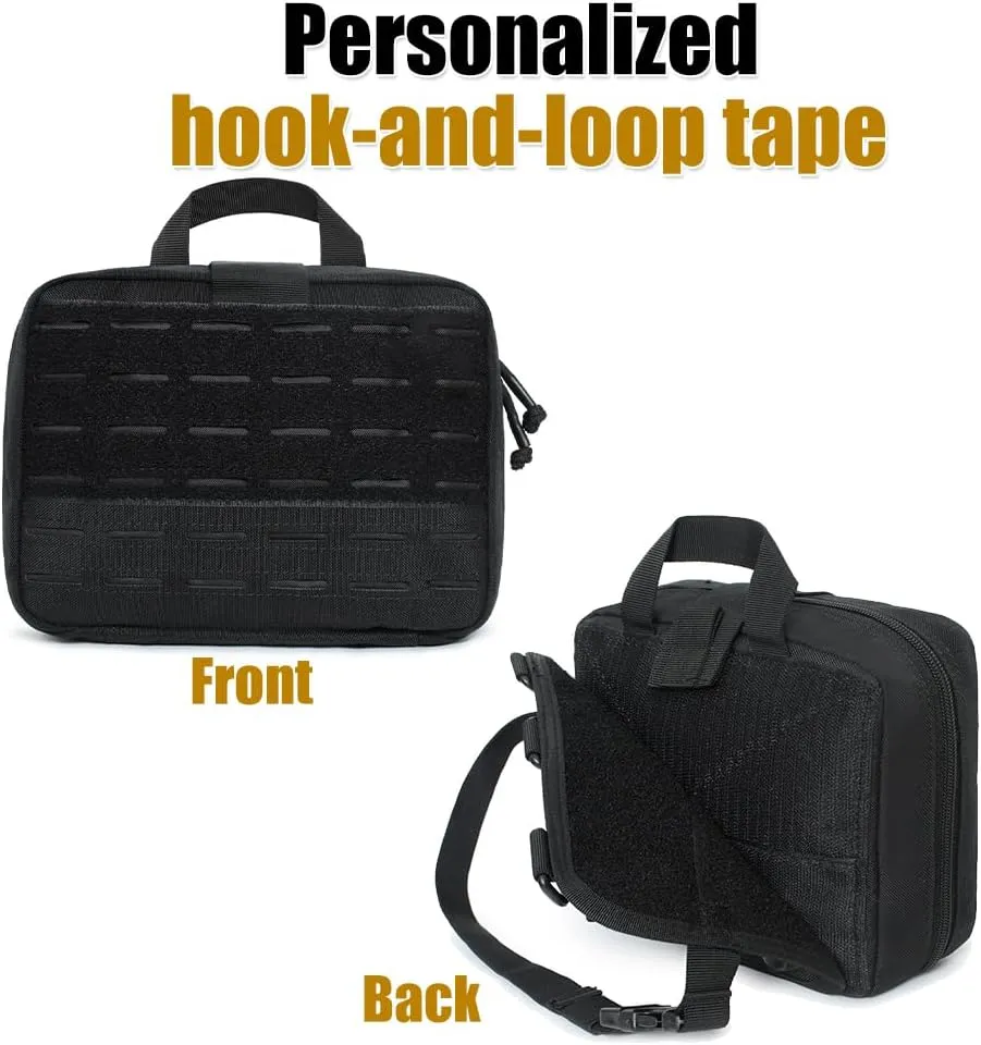 Tactical Molle Pouch, 1000D Nylon Waterproof Utility Gadget Pouches Quickly Disassemble Carrying Bag for Hiking Camping Fishing