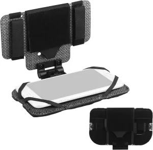Tactical Plate Carrier MOLLE Vest Phone Holder Universal Cell Phone Chest Mount Pouch Adjustable Foldable Navigation Phone Board Attachment for 4.7"-6.7" Outdoor Sports (Black)