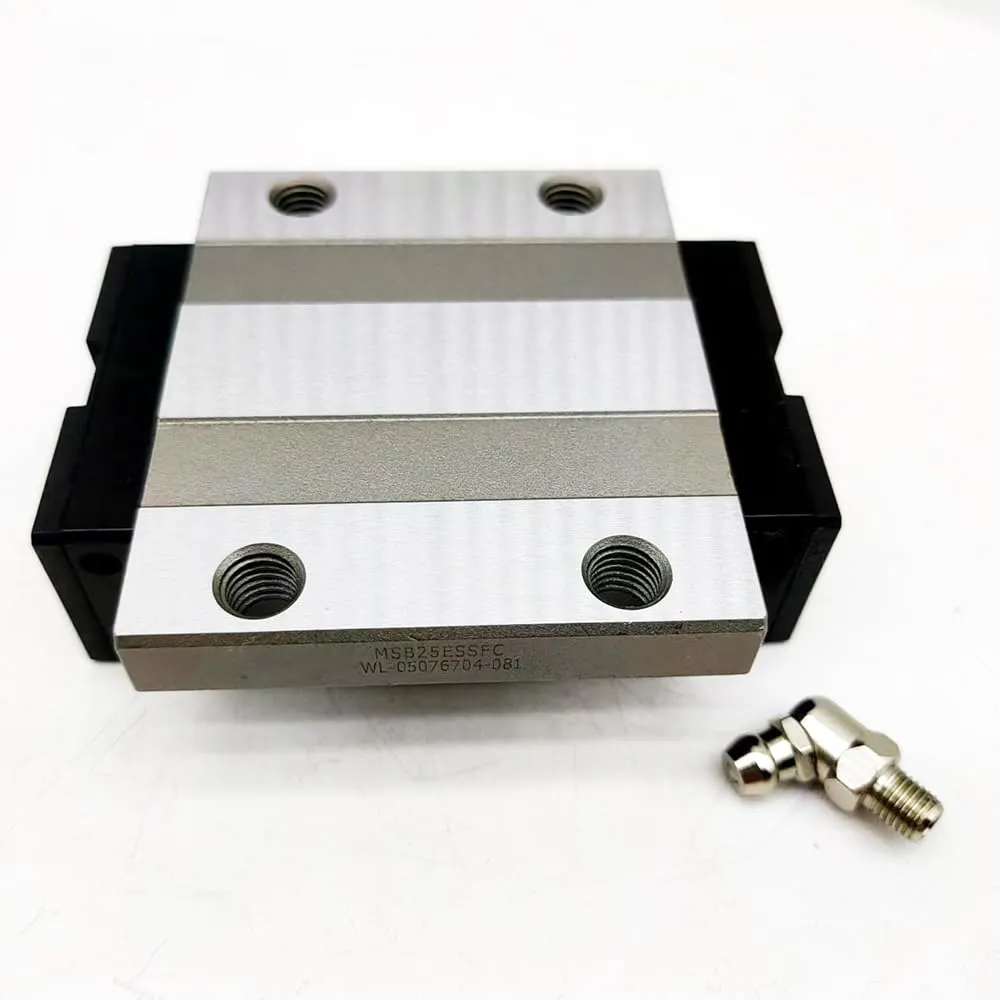 Taiwan PMI MSB25E Linear Guide Bearings, Slider Block MSB25ESSFC Carriage for CO2 Laser Engraving Cutting Machine