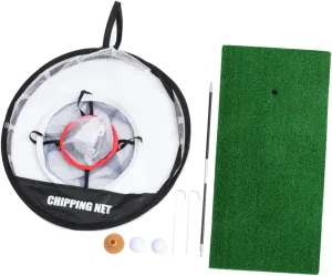 Tear Resistant Golf Chipping Practice Net Pop-up Design Compact for Storage for Dad Mom Boys and Girls Teens