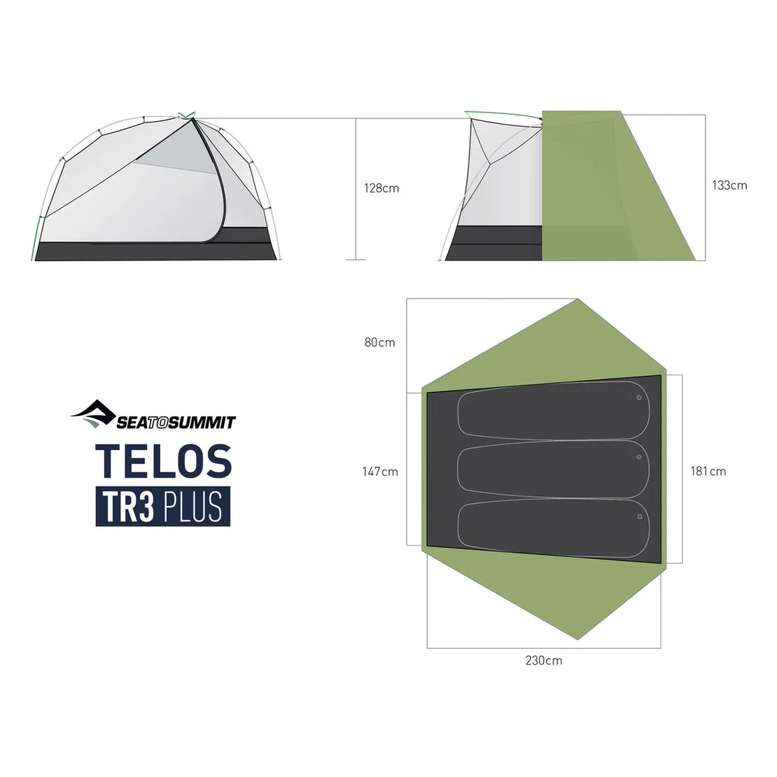 Telos Plus Freestanding Ultralight Tent