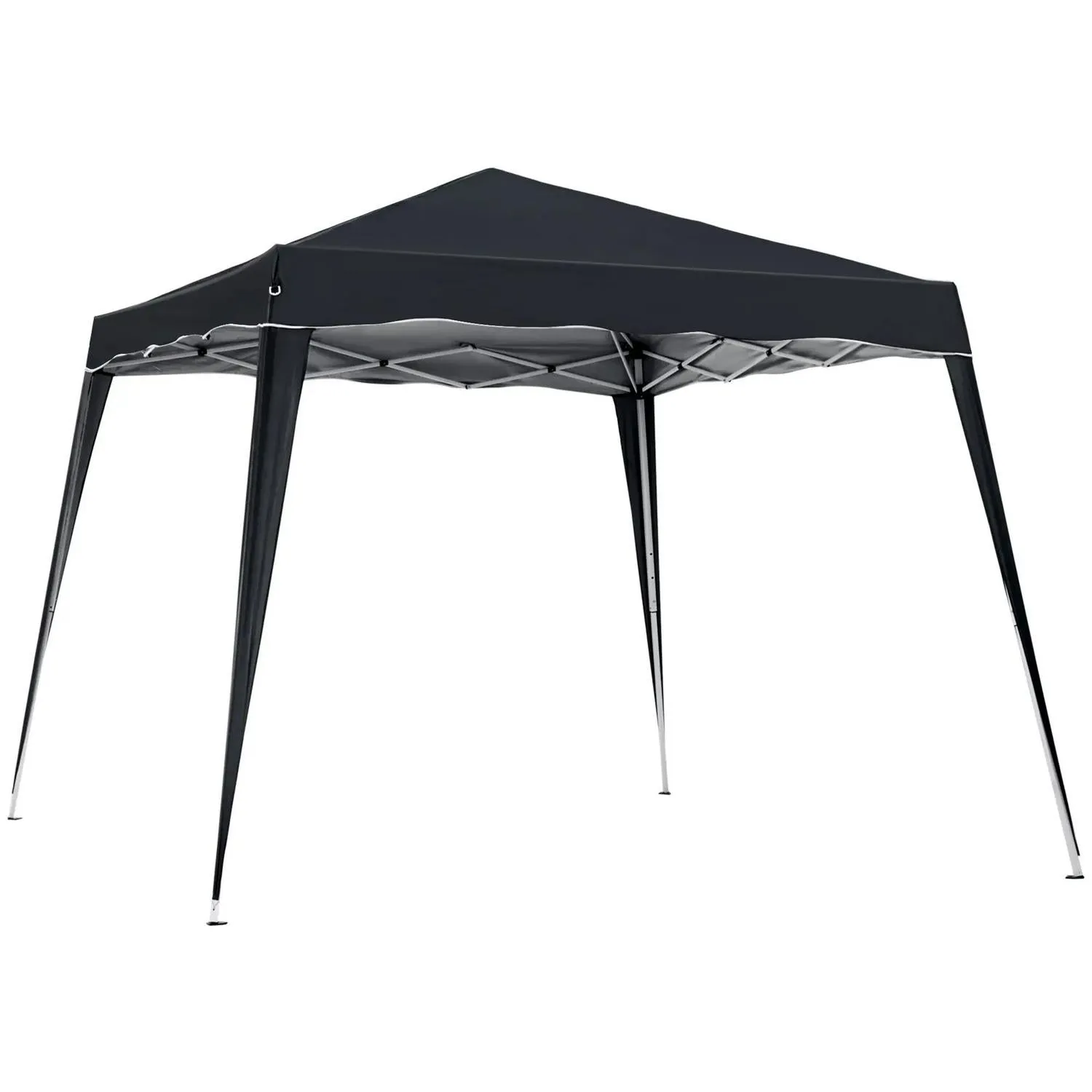 Tent Leg 2.5 With Adjustable Black Secure transactions Base/ Slant Instant Event Garden, X Special offer Bag, Pop Shelter Gazebo M Carry For 3 Patio, Up Height 2.5 Outsunny Party 3 Top