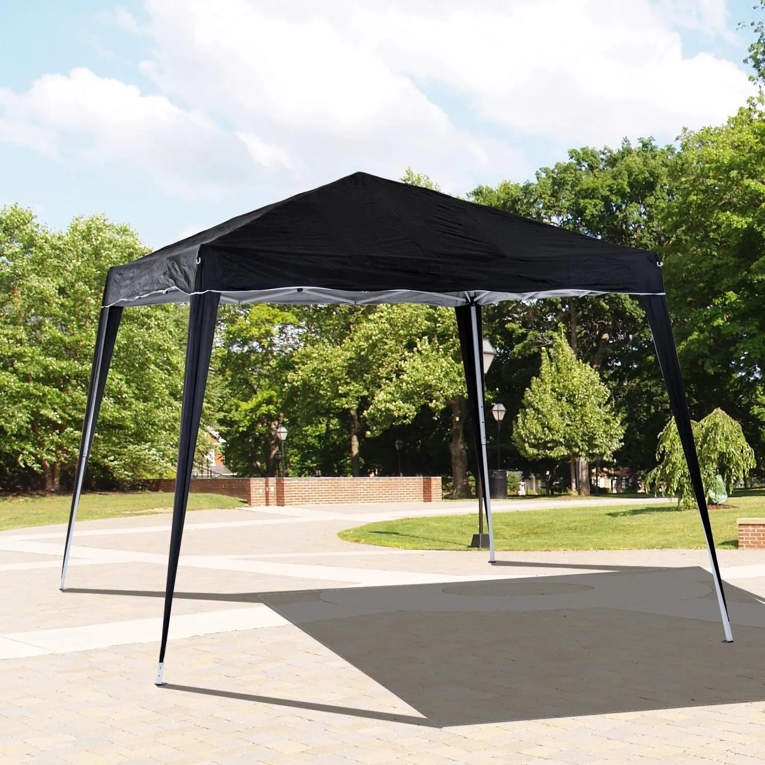 Tent Leg 2.5 With Adjustable Black Secure transactions Base/ Slant Instant Event Garden, X Special offer Bag, Pop Shelter Gazebo M Carry For 3 Patio, Up Height 2.5 Outsunny Party 3 Top