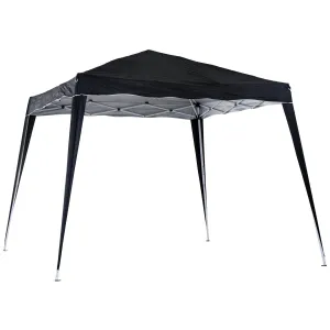 Tent Leg 2.5 With Adjustable Black Secure transactions Base/ Slant Instant Event Garden, X Special offer Bag, Pop Shelter Gazebo M Carry For 3 Patio, Up Height 2.5 Outsunny Party 3 Top