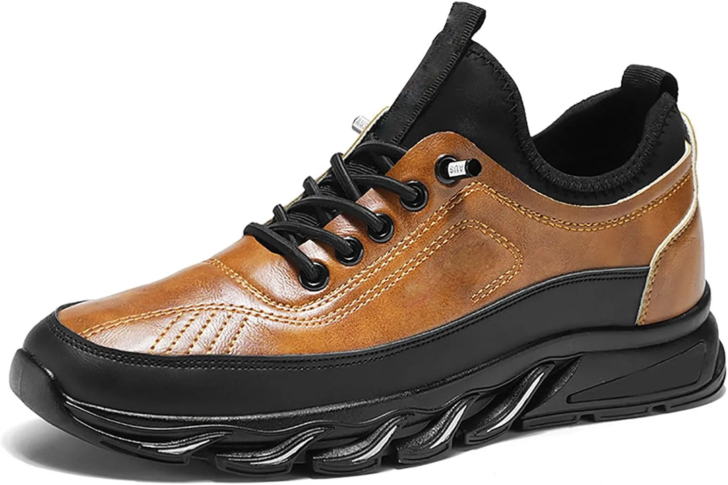 The First Young Hiking Shoes, Men's Casual Fashion Orthopedic Hiking Shoes, Non-Slip Arch Support Leather Outdoor Sports