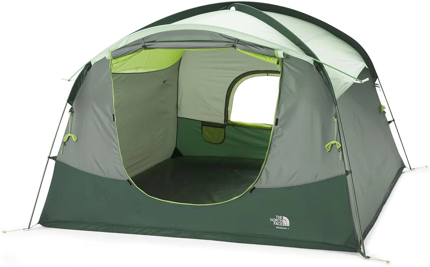 THE NORTH FACE Tents Sequoia 4 Tent | Four-Person Waterproof Camping Tent, Spacious & Easy to Set Up, Front & Back Zipper Doors, Side Windows