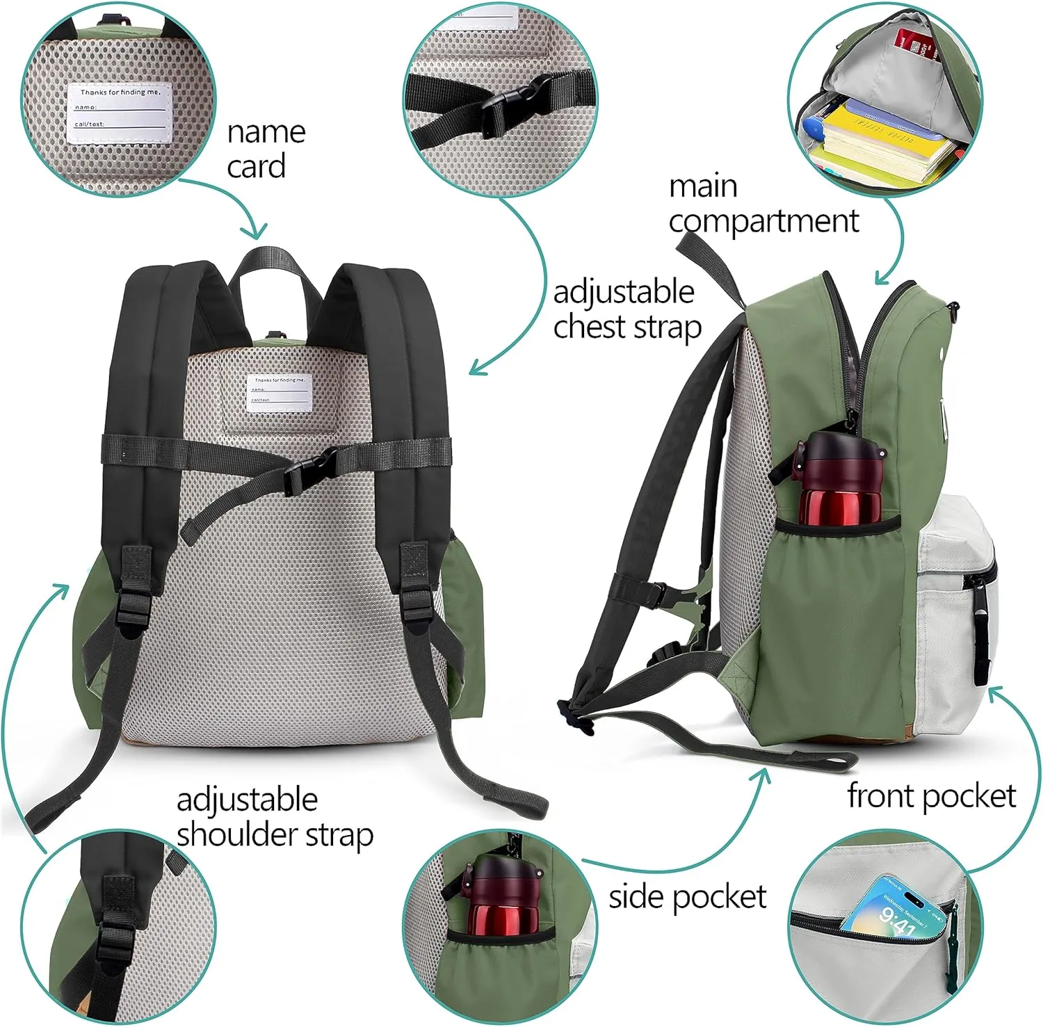 Toddler Backpack for Toddlers 1-2: Baby kids Backpack for daycare Boys Girls