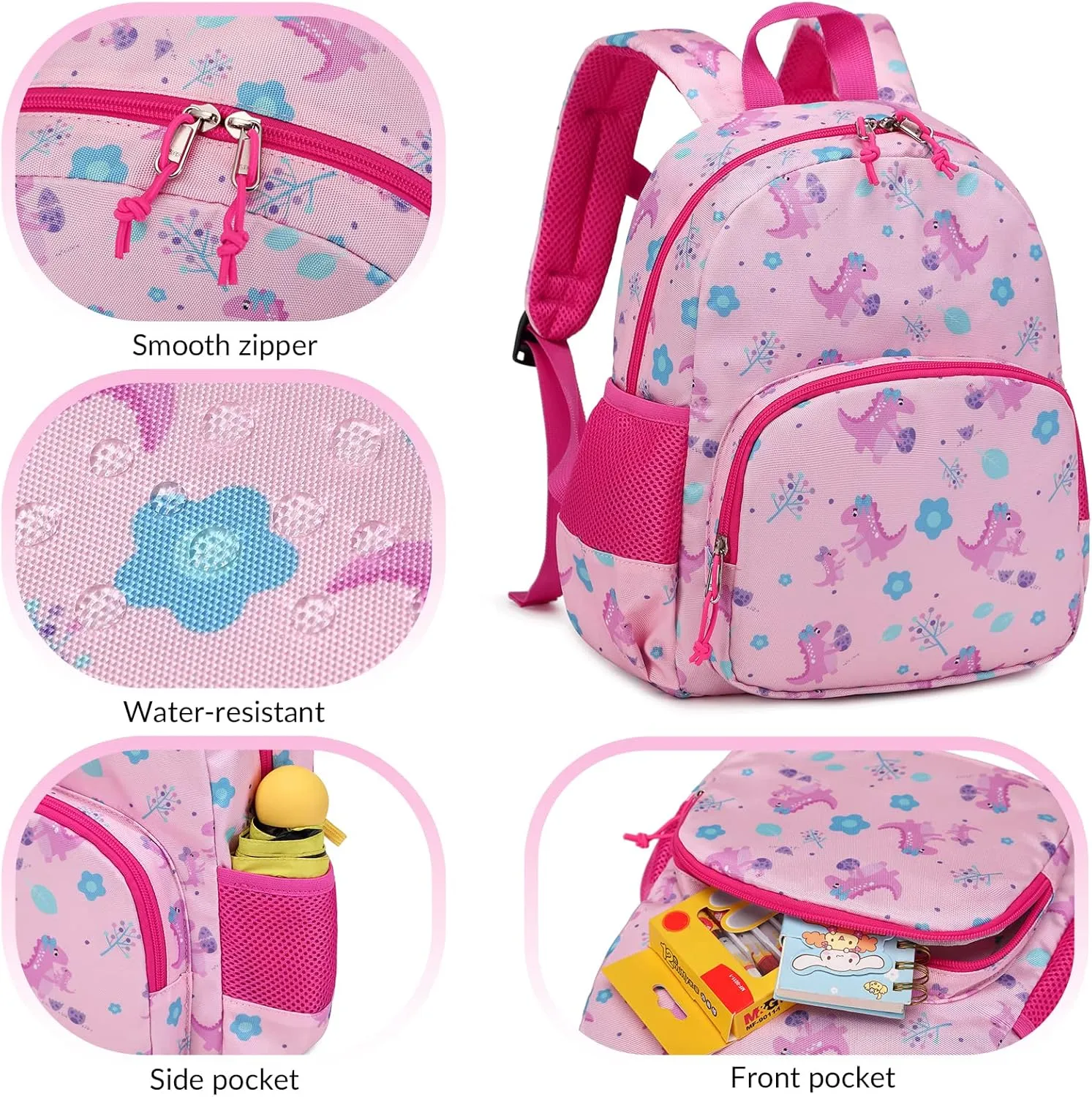 Toddler Kids Backpack Boy Truck Excavator Crane Preschool Cute Backpack Child Daycare School Bag Nursery with Chest Strap Red Dark Blue