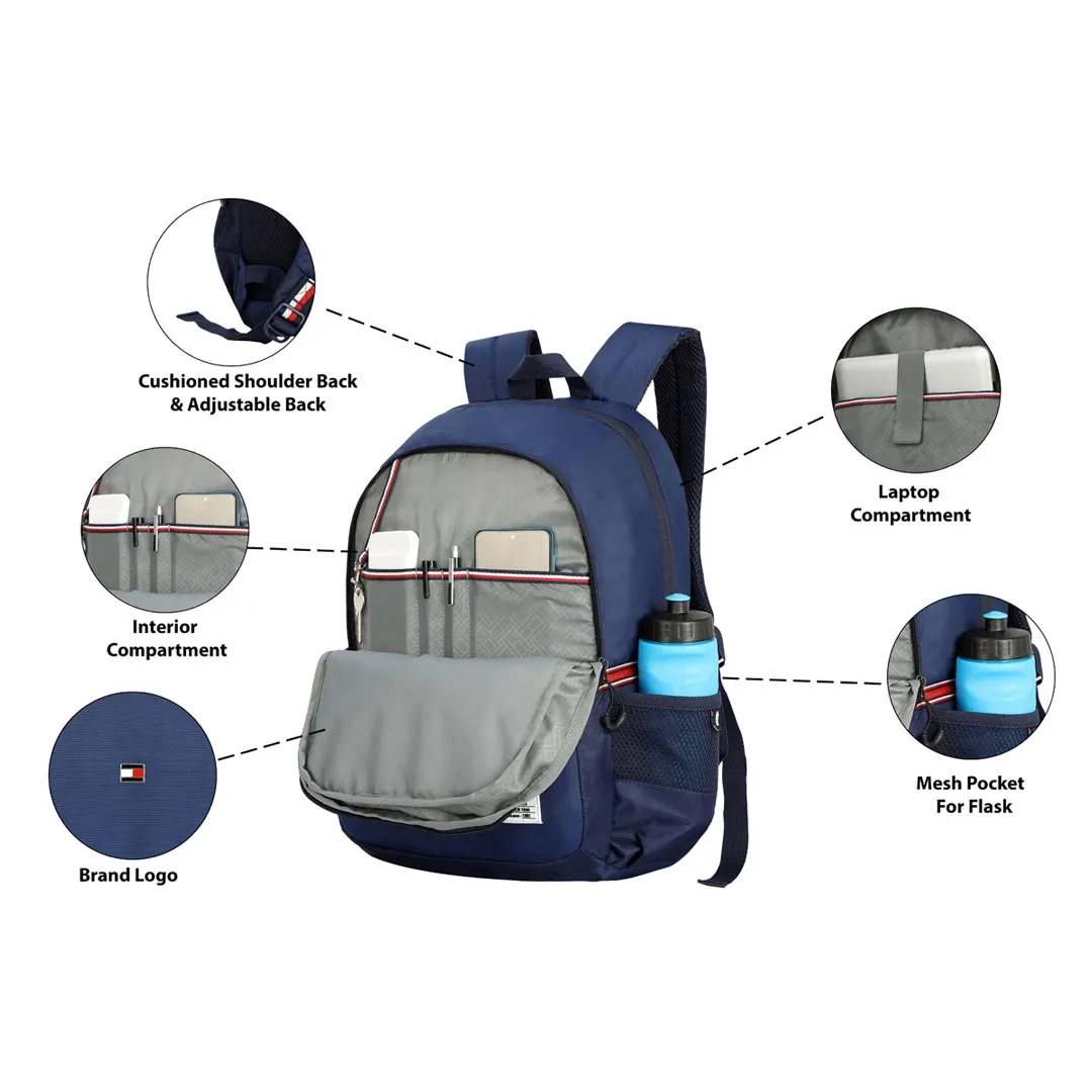 Tommy Hilfiger Emanuel Unisex Water-Resistant Laptop Backpack