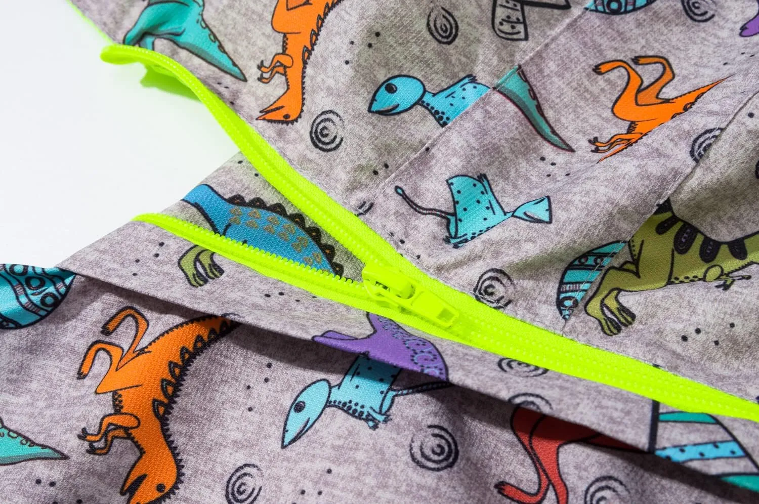 TOP&SKY KIDS Boys Dinosaur Rain Jacket Lightweight Waterproof Raincoats Windbreakers for Kids