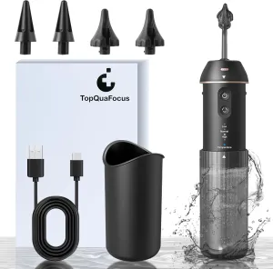 TopQuaFocus Ear Wax Removal, Electric Ear Cleaner with 3 Adjustable Modes, Safe and Effective Ear Cleaning Tool, Portable Water Powered Ear Cleaner, Electric Ear Cleaner Gifts for Women Men Mom Dad