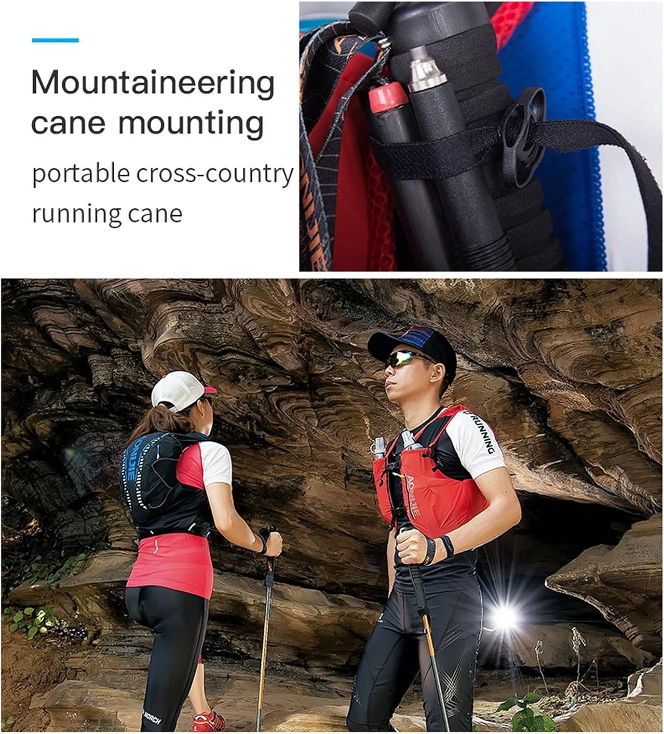 Trail Running Backpack,12L High Capacity Vest Bag,Designed for Trail Running Three Chest Sizes