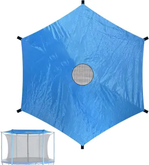 Trampoline Shade - Waterproof Oxford Trampoline Canopy, Outdoor Trampoline Shade Tent, Anti-UV Trampoline Protective for 8ft 10ft 6- Trampolines (Only)