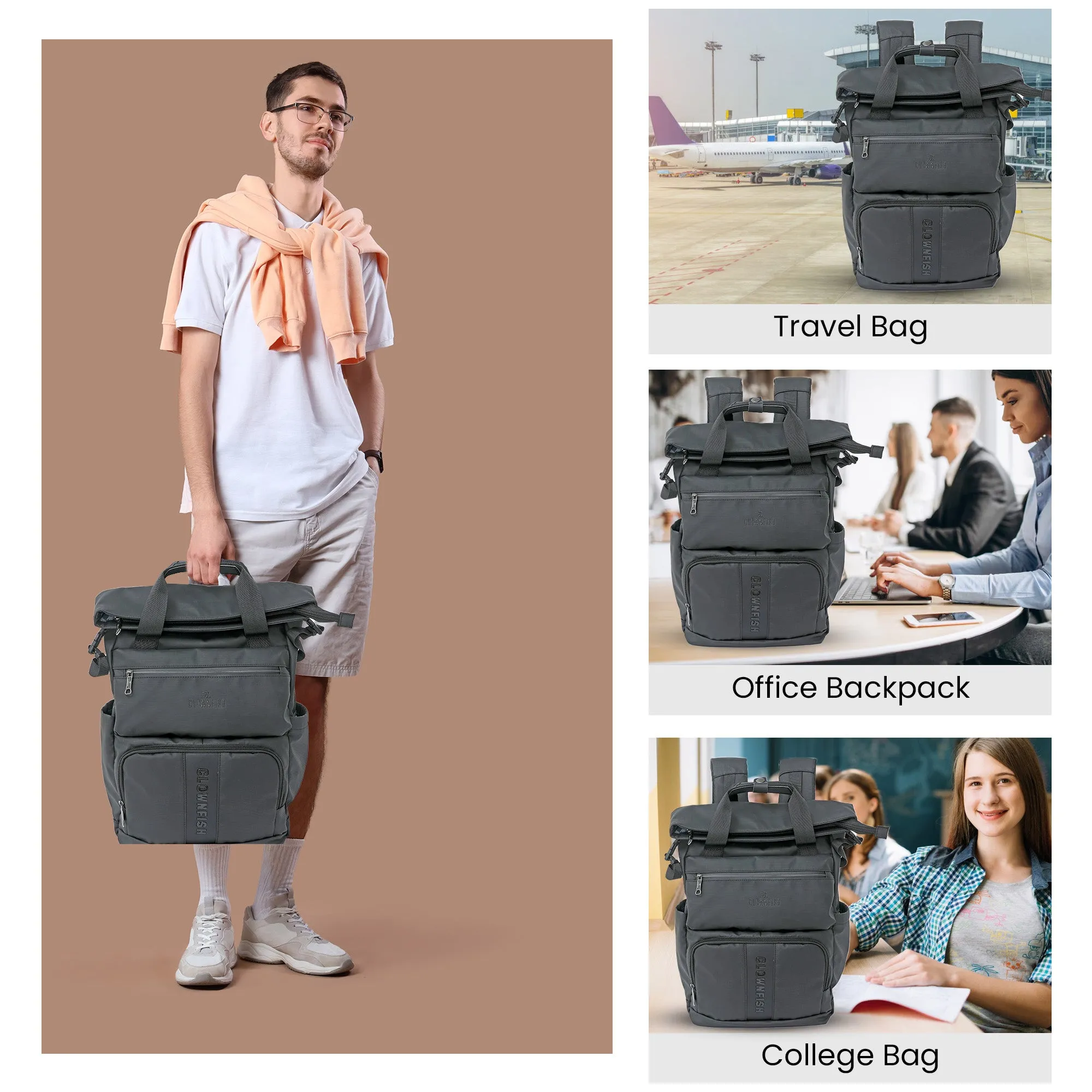 Travel Laptop Backpack - Water Resistant, Comfortable | Fits 15.6 inch Laptop | Black