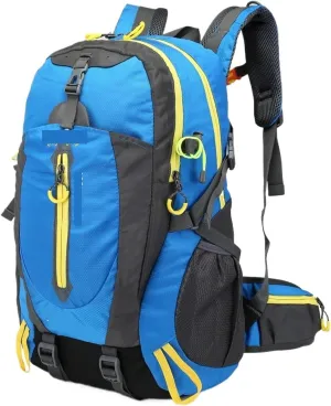 Travel Multifunctional Mountaineering Leisure Hiking Student 40L Backpack Ultra Light Cycling Outdoor Backpack(Blue)