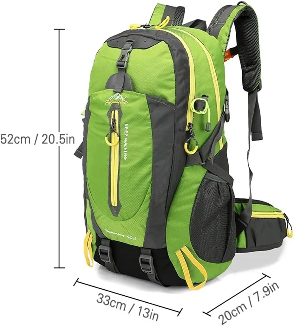 Travel Multifunctional Mountaineering Leisure Hiking Student 40L Backpack Ultra Light Cycling Outdoor Backpack(Blue)