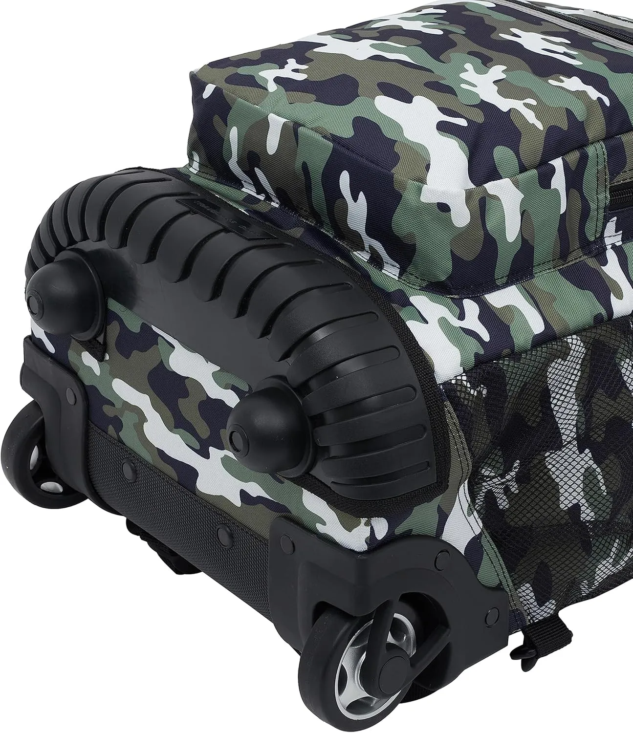 Travelers Club Rolling Backpack, Camo, 18 Inch