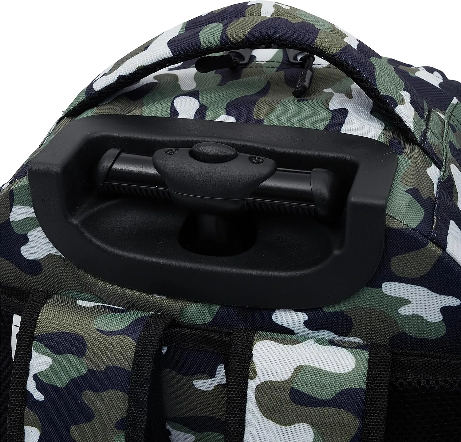 Travelers Club Rolling Backpack, Camo, 18 Inch