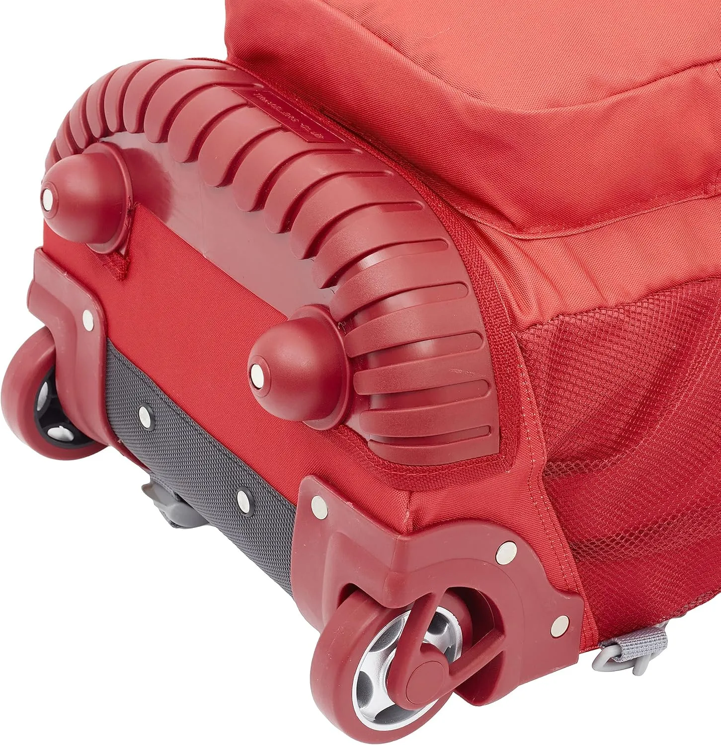 Travelers Club Rolling Backpack, Red, 18 Inch