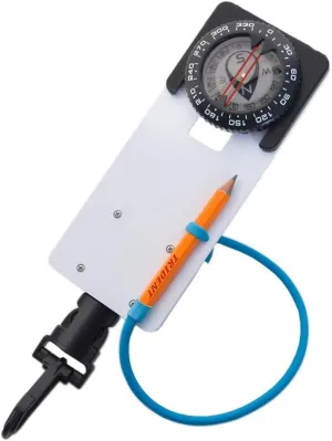 Trident Diving Slate with Retractor and Compass