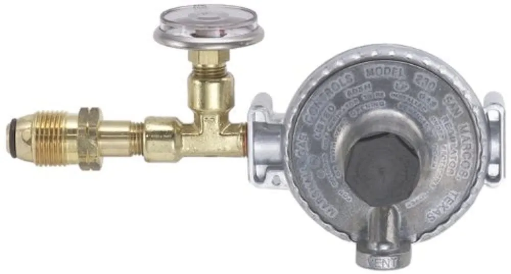 Trident Marine 1200-1411 L.P. Gas Regulator, 300 PSI, POL Tank Fitting