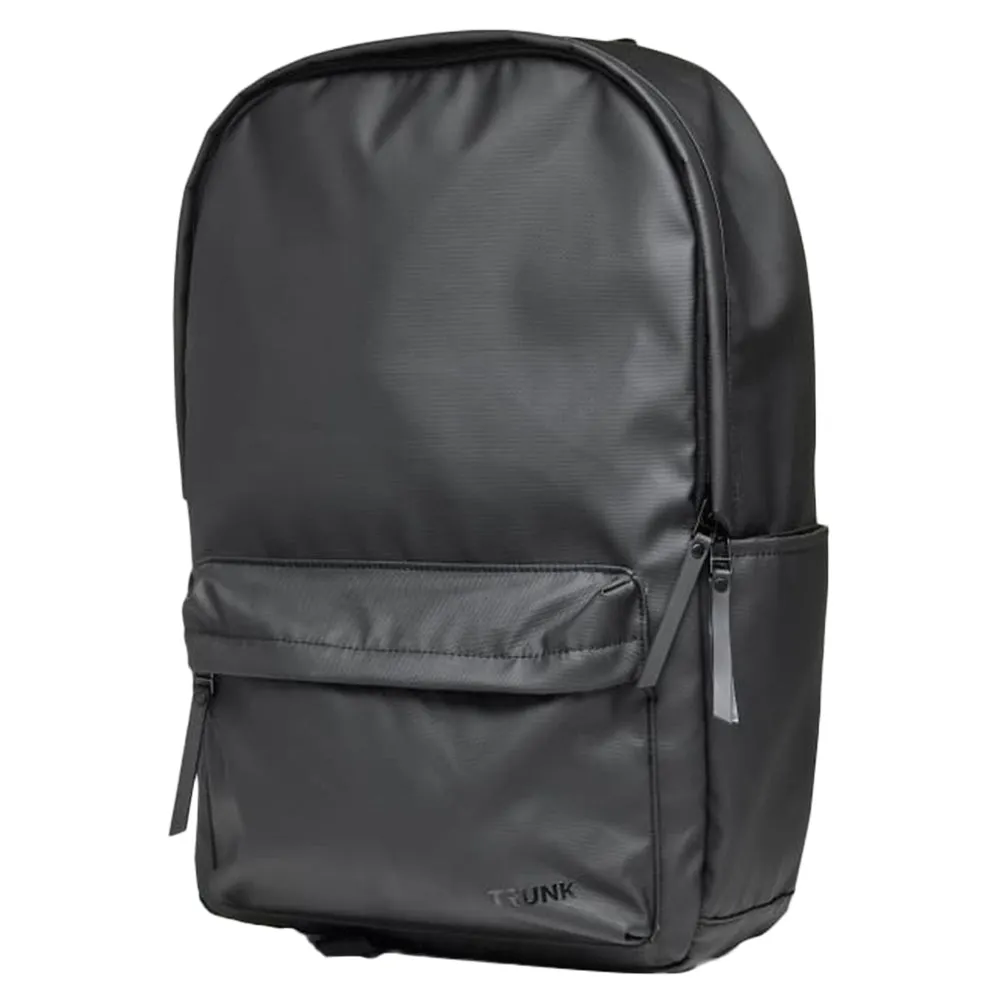 Trunk Water Resistant Laptop Backpack - Jet Black | TR-WPBACKP-JBL
