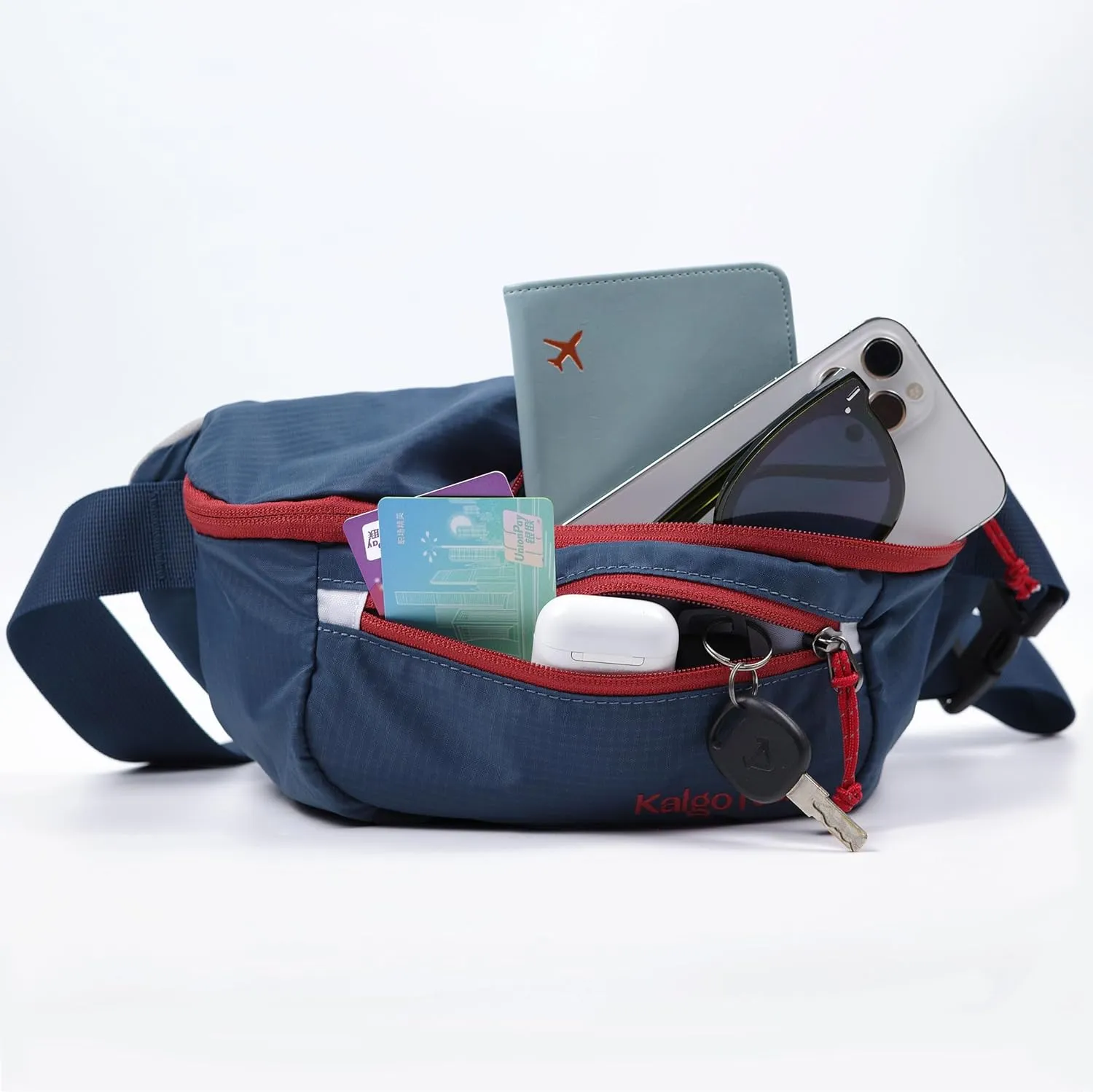 Ultralight Rambler Waist Pack 3L, Water Resistant Crossbody Fanny Pack for Women & Men, Cycling, Hiking and Travel
