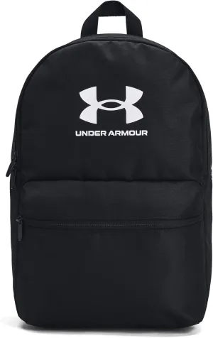 Under Armour unisex-adult Loudon Lite Backpack, (001) Black/Black/White, One Size
