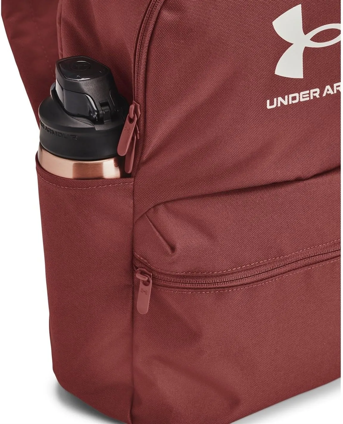 Under Armour unisex-adult Loudon Lite Backpack, (688) Cinna Red / / White Clay, One Size